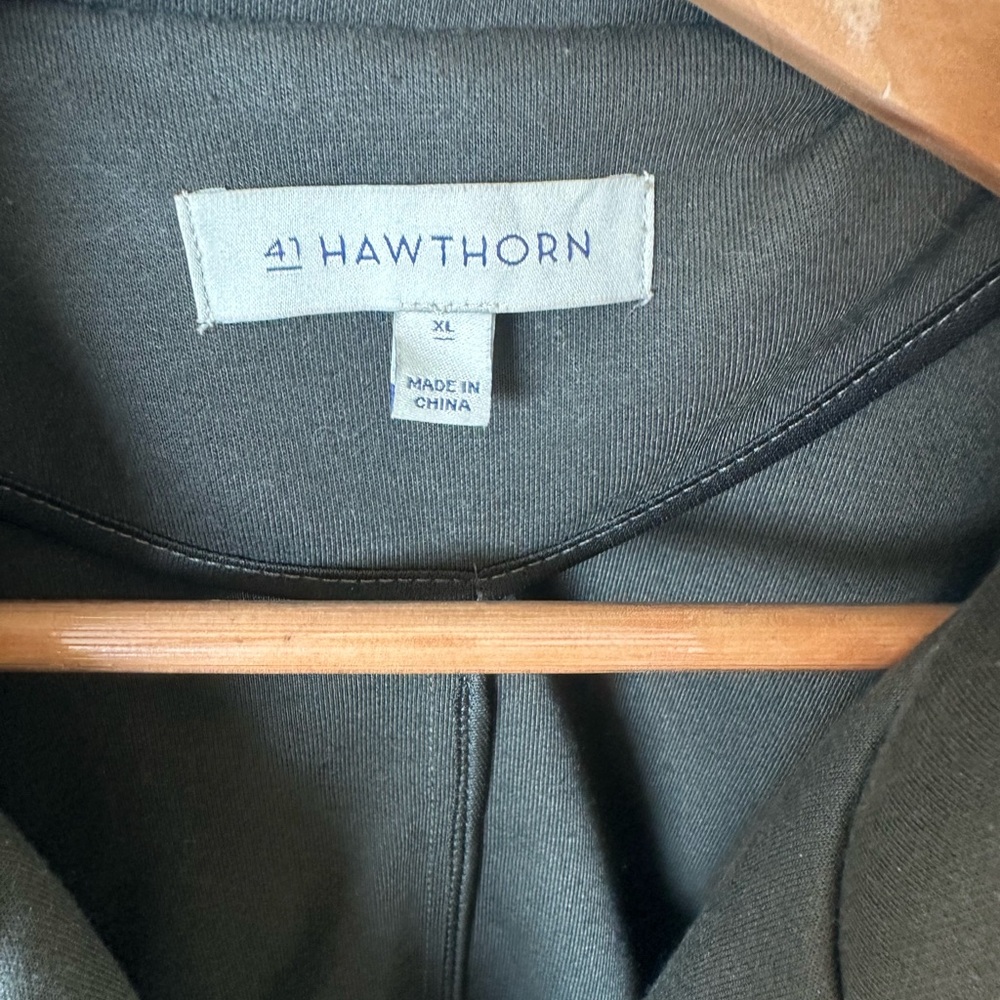 41 Hawthorn Double-Breasted Dark Olive Coat - Picture 2 of 6